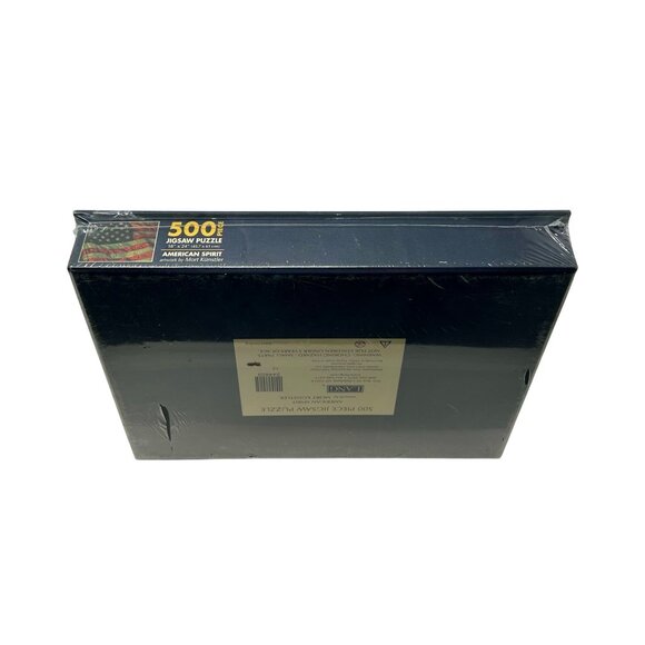 500 Piece Jigsaw Puzzle American Spirit‎ By Mort Kunstler Lang Box Sealed - Picture 5 of 5